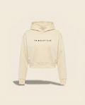 Hoodie Cropped Crème — packshot face