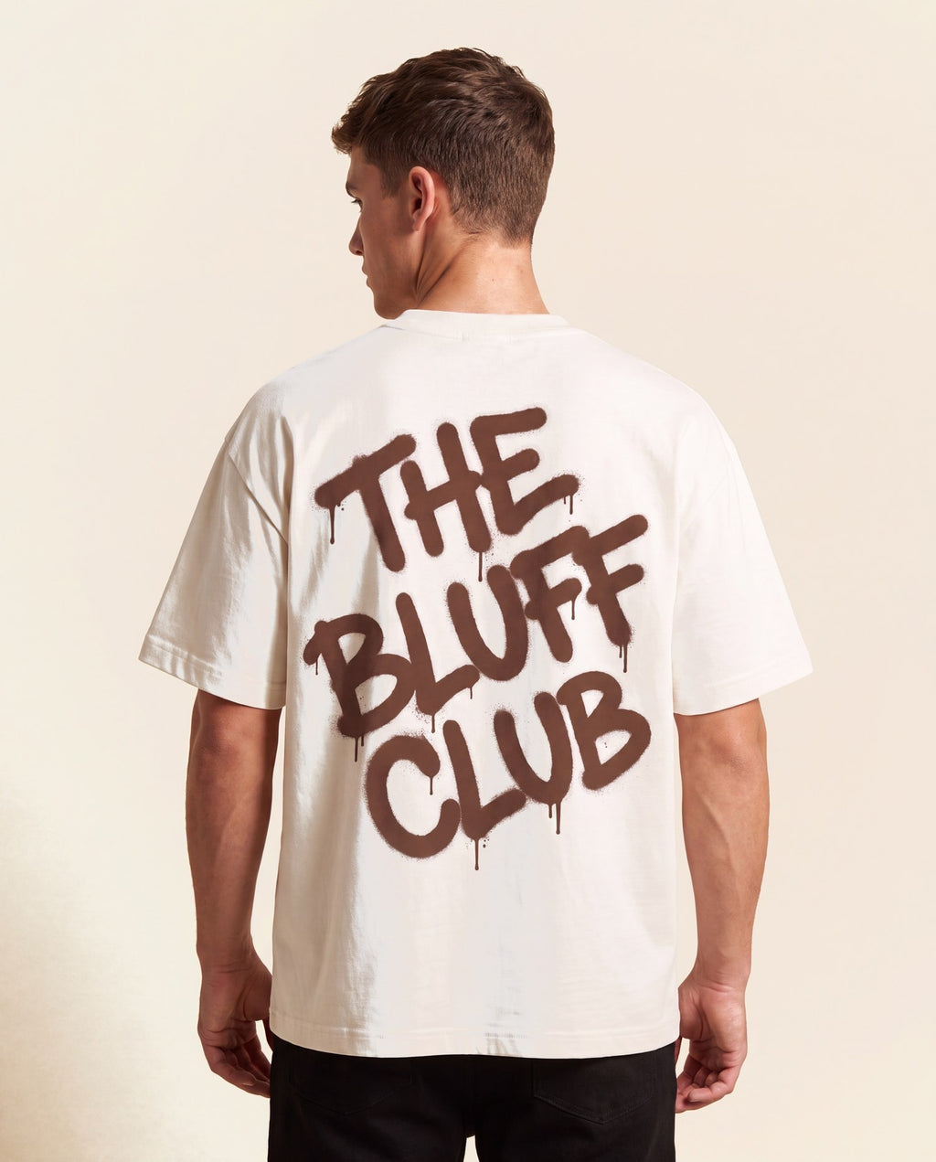 T-Shirt Graffiti Crème - studio dos homme