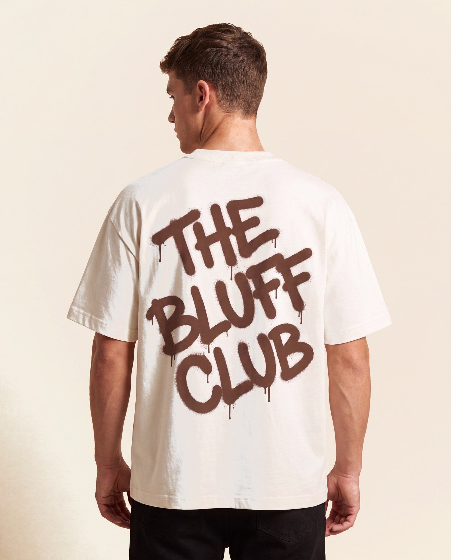 T-Shirt Graffiti Crème - studio dos homme