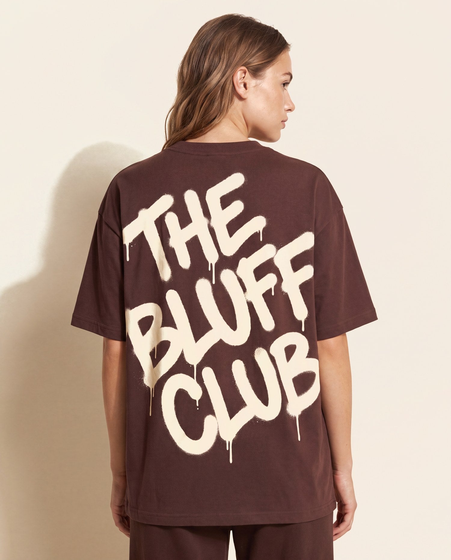 T-Shirt Graffiti Chocolat - studio dos femme
