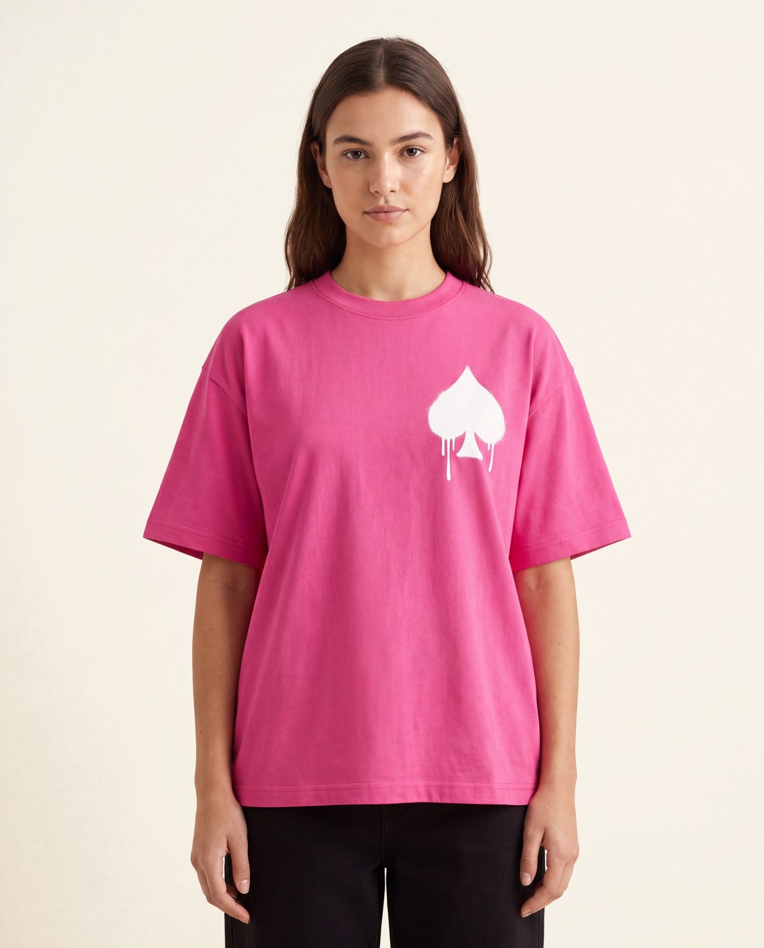T-Shirt Graffiti Rosé - studio femme