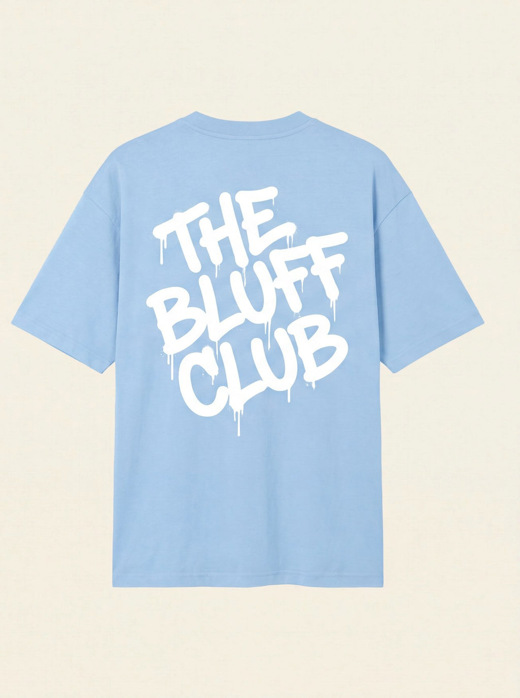 T-Shirt Graffiti Bleu ciel - dos