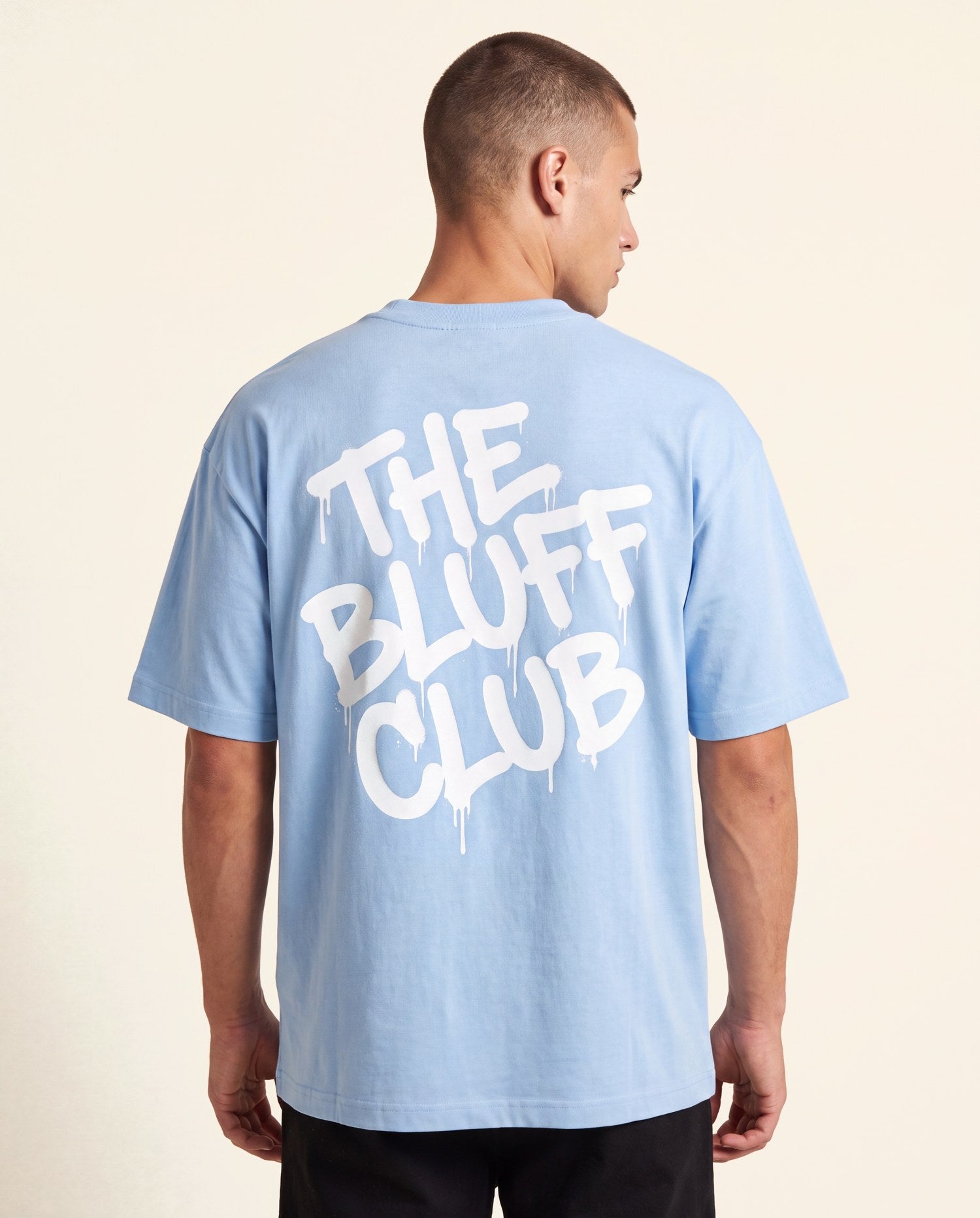 T-Shirt Graffiti Bleu ciel - studio dos homme