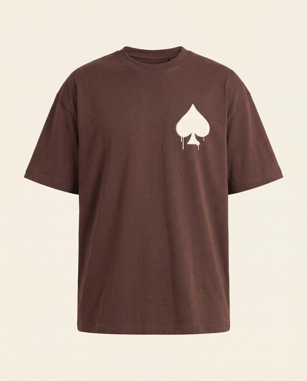 T-Shirt Graffiti Chocolat - face