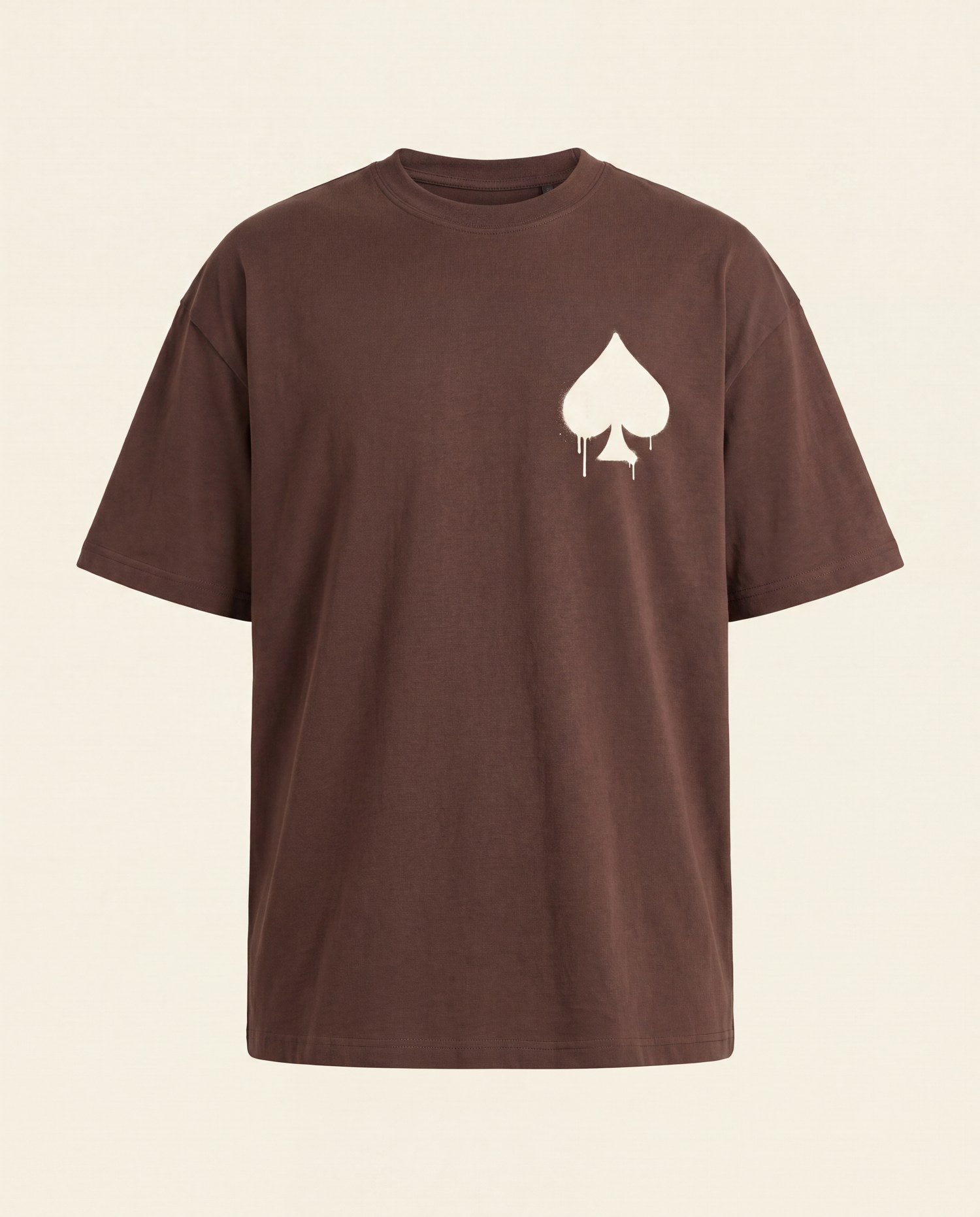 T-Shirt Graffiti Chocolat - face