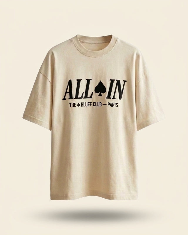 ALL IN · T-shirt MAISON DE JEU