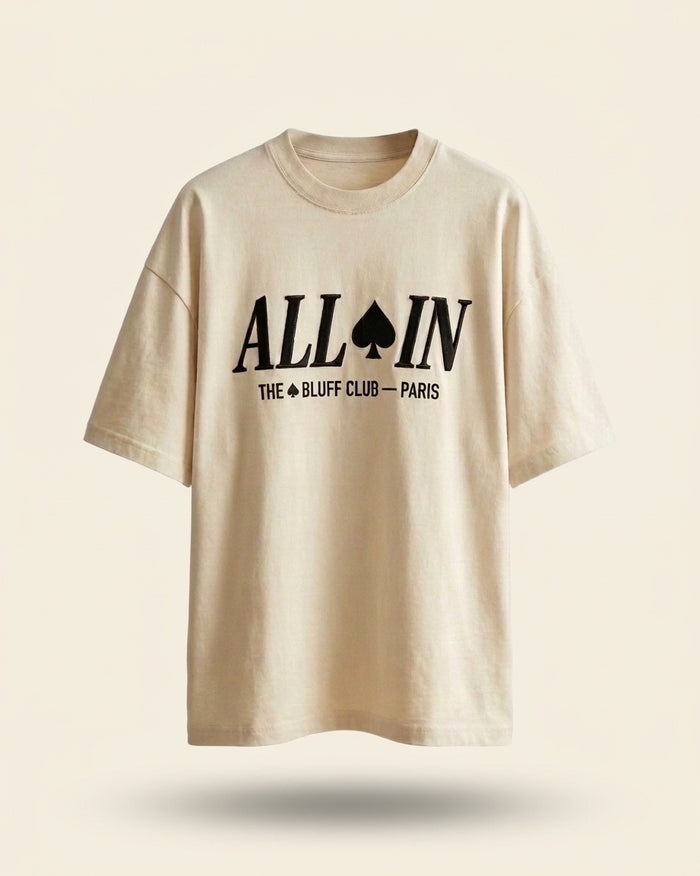 ALL IN · T-shirt MAISON DE JEU