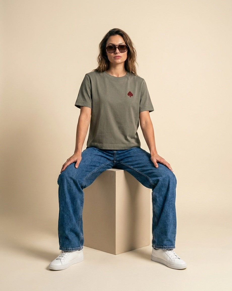 POKER QUEEN Vintage Olive