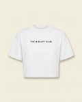 T-shirt Cropped Blanc — packshot face