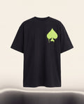 T-Shirt Graffiti Vert acide - face