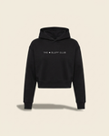 Hoodie Cropped Noir — packshot face