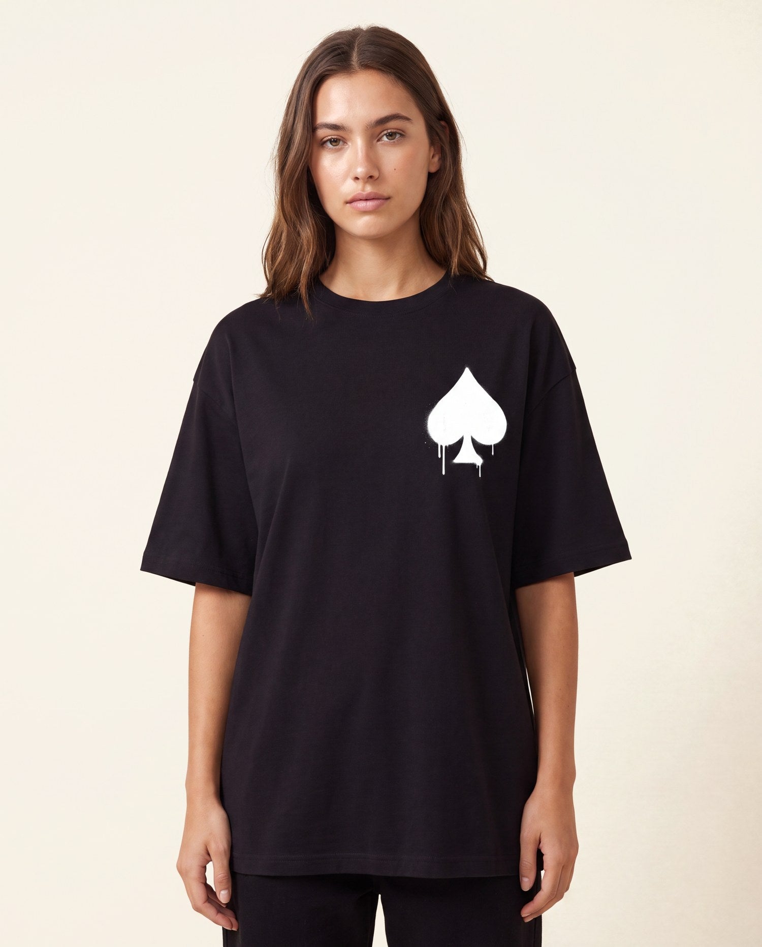 T-Shirt Graffiti Noir - studio femme