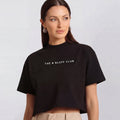 T-shirt Poker Cropped Femme - Black Edition