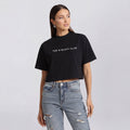 T-shirt Poker Cropped Femme - Black Edition
