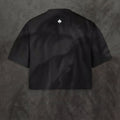 T-shirt Poker Cropped Femme - Black Edition