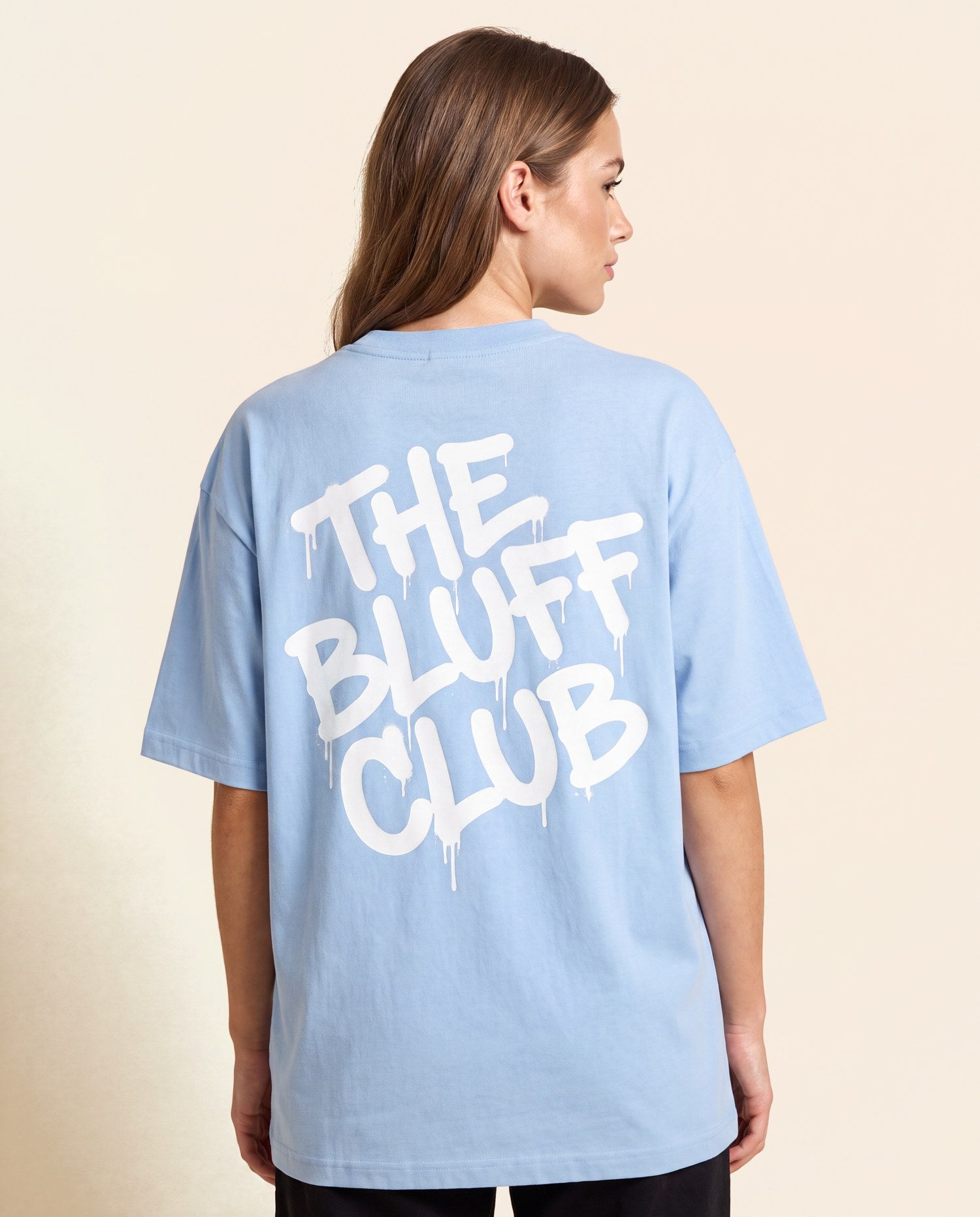 T-Shirt Graffiti Bleu ciel - studio dos femme