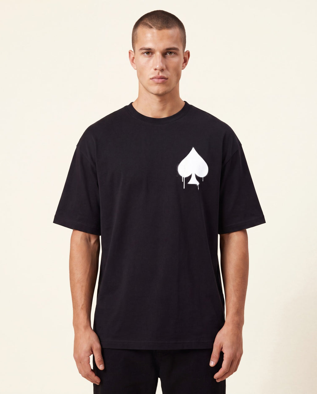 T-Shirt Graffiti Noir - studio homme