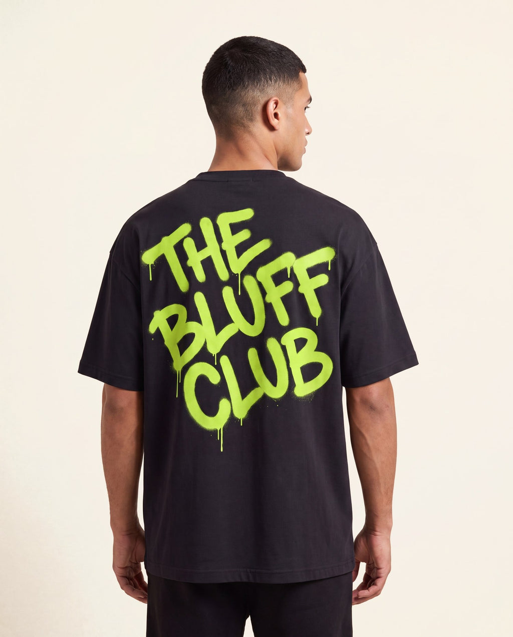 T-Shirt Graffiti Vert acide - studio dos homme