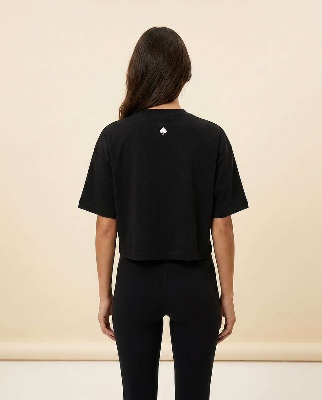 T-shirt Cropped Noir — studio dos