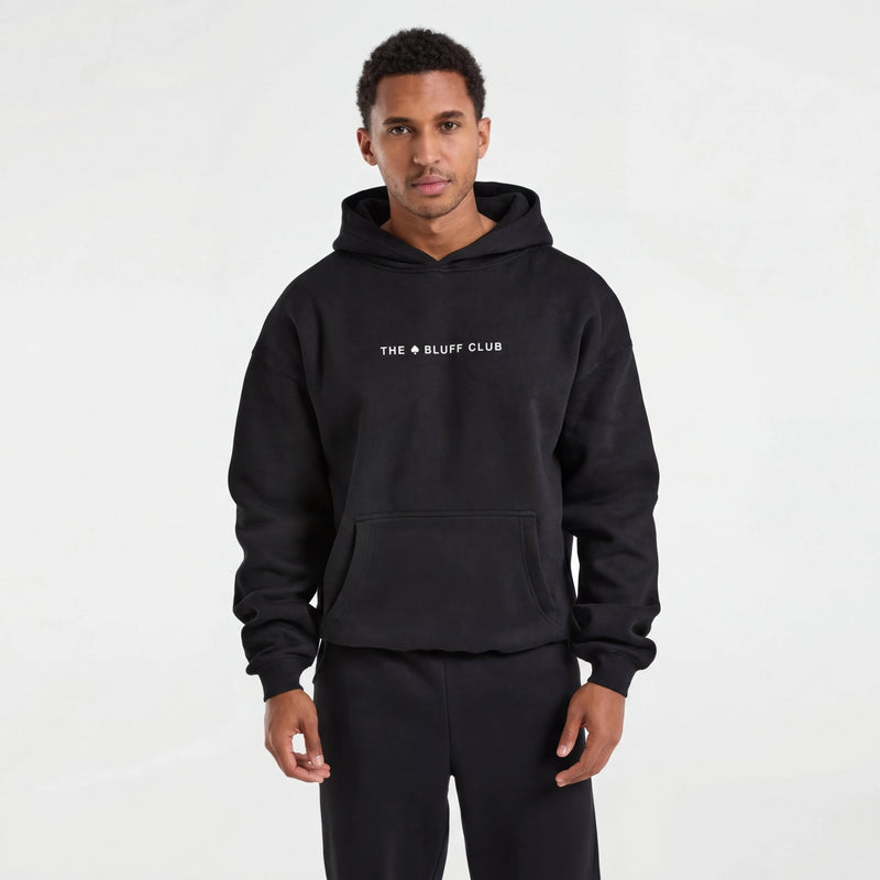 Hoodie Poker Oversized - Black Edition 450gsm