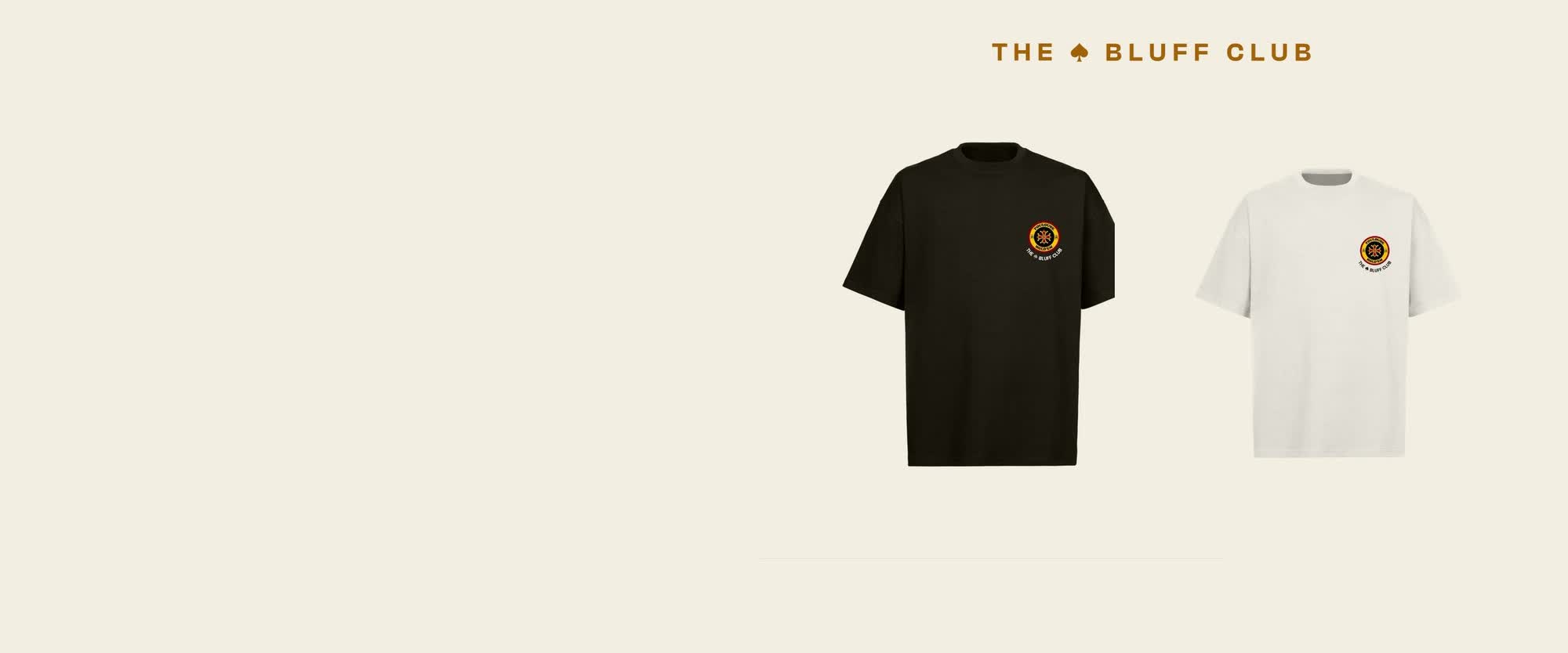 Apparel personnalisé pour clubs de poker — The Bluff Club