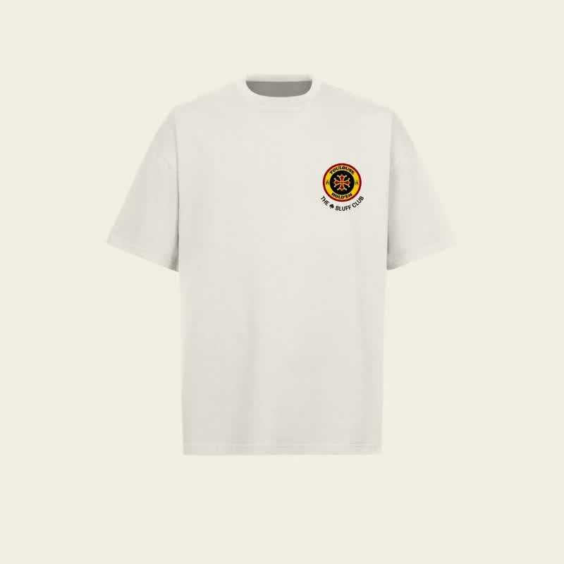 T-shirt blanc Toulouse Hold'em Poker x The Bluff Club
